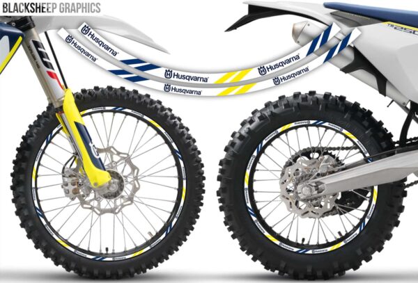 наклейки на обода husqvarna