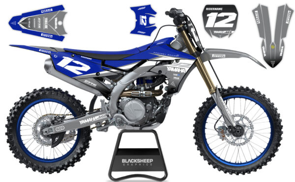 графика для yamaha комплект наклеек минимализм