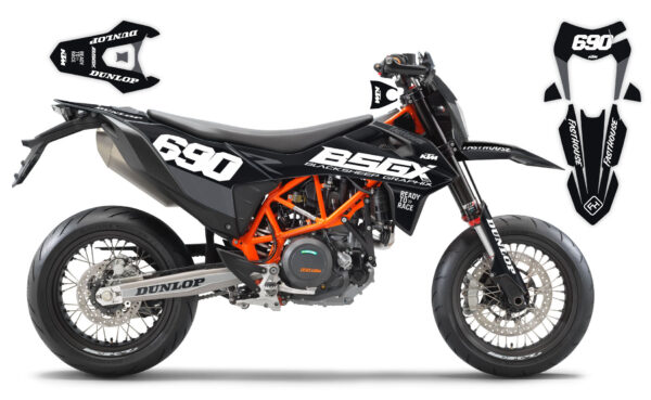 ktm 690 наклейки супермото