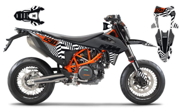 ktm 690 наклейки супермото
