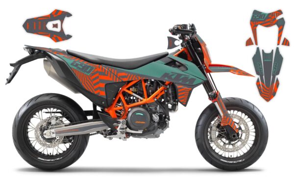 ktm 690 наклейки супермото