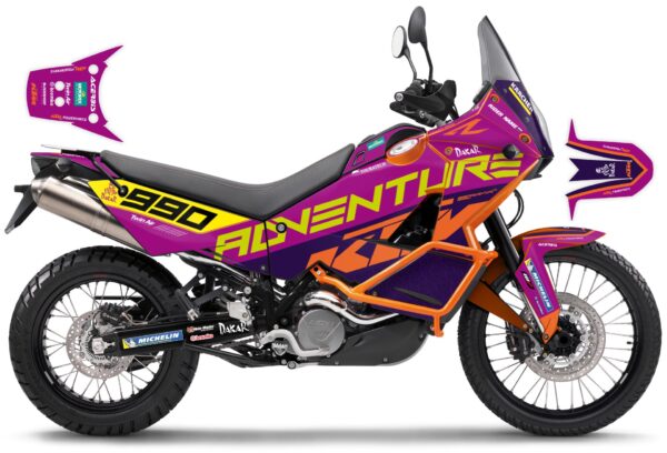 ktm 990 наклейки на мотоцикл