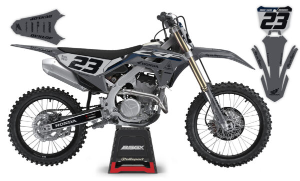 графика для honda crf комплект наклеек стоковый