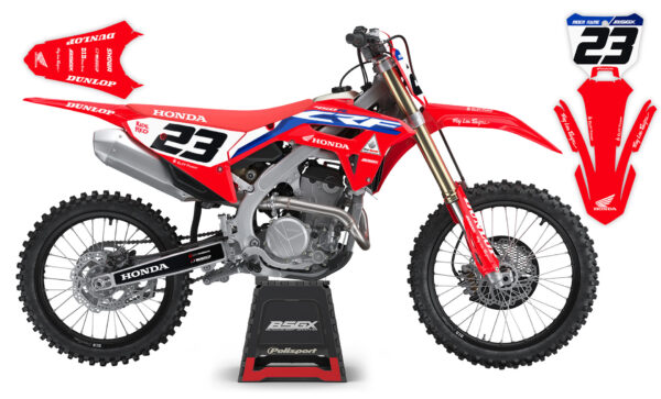графика для honda crf комплект наклеек стоковый
