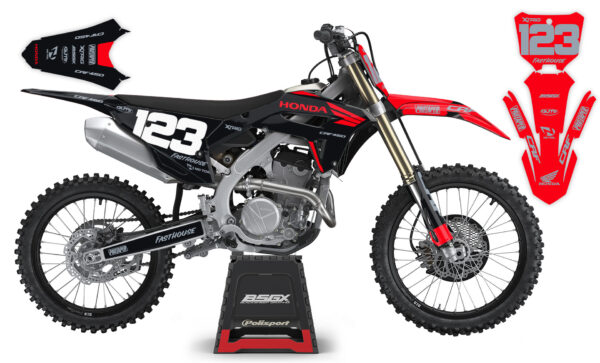 графика для honda crf комплект наклеек минимализм