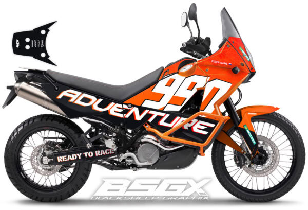 комплект наклеек для мотоцикла турэндуро ktm 990 950