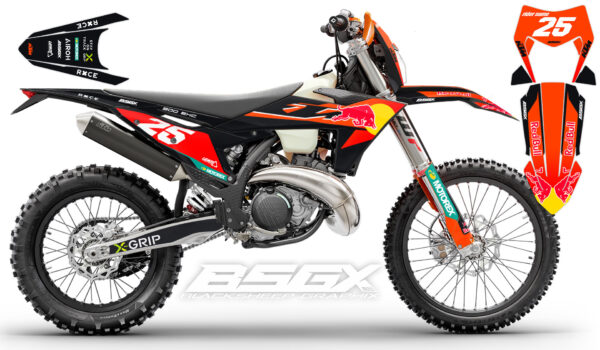 графика наклеек для мотоцикла ktm champion edition 2025