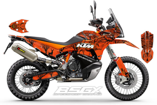KTM 890 лес графика набор наклеек