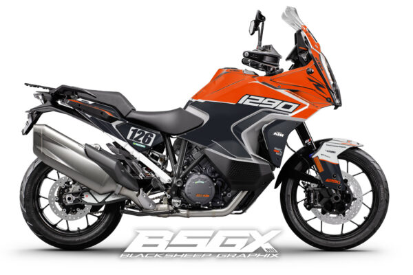 графика для ktm 1290 комплект наклеек